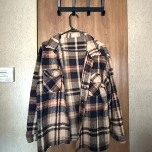 Flannel coat